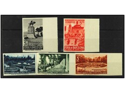 ESPAÑA: AYUNTAMIENTO DE BARCELONA. SERIE COMPLETA SIN DENTAR con ...