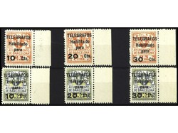 ESPAÑA: AYUNTAMIENTO DE BARCELONA. TELÉGRAFOS. SERIE COMPLETA con ...