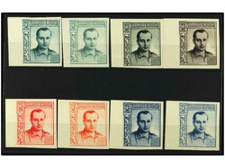 ESPAÑA: BENEFICENCIA. 8 Valores con VALOR OMITIDO, SIN DENTAR y ...