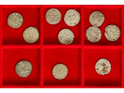 Lote 11 monedas Noven. ALFONSO X. BURGOS, CORUÑA, TOLEDO, SIN CECA. ...