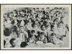 ESPAÑA GUERRA CIVIL. Tarjeta Postal ilustrada LE SALLE A MANGER-EL ...