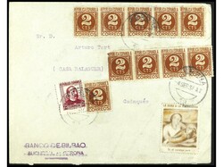 ESPAÑA GUERRA CIVIL. Carta de GERONA a CADAQUÉS con precioso ...