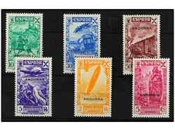 COLONIAS ESPAÑOLAS. SERIE COMPLETA. 6 valores. Ed.1/6. Cat. 485€