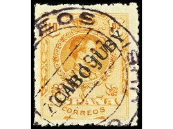COLONIAS ESPAÑOLAS: CABO JUBY. SERIE COMPLETA a falta del 5 y 25 cts ...