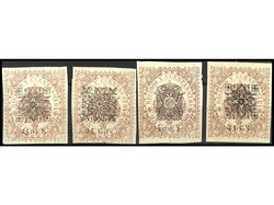 COLONIAS ESPAÑOLAS: CUBA. FISCALES. 1883. RECIBOS Y CUENTAS. Tipos 2 ...