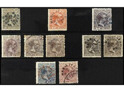 COLONIAS ESPAÑOLAS: FERNANDO POO. 7 valores. MUY RAROS. Alguno con ...