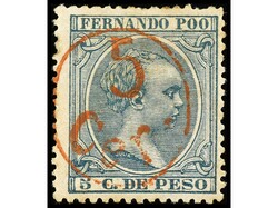 COLONIAS ESPAÑOLAS: FERNANDO POO. 8 valores, en general buena ...