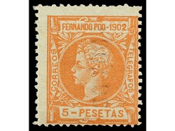 COLONIAS ESPAÑOLAS: FERNANDO POO. SERIE COMPLETA, 8 valores. ...