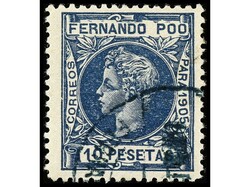 COLONIAS ESPAÑOLAS: FERNANDO POO. SERIE COMPLETA, 18 valores. Algún ...