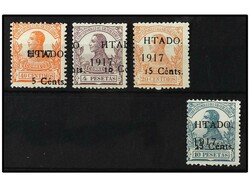 COLONIAS ESPAÑOLAS: GUINEA. SERIE COMPLETA, 4 valores. Centrado ...