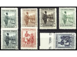 COLONIAS ESPAÑOLAS: GUINEA. SERIE COMPLETA. Ed.244/50