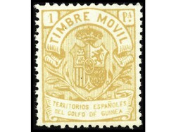 COLONIAS ESPAÑOLAS: GUINEA. FISCALES. TIMBRE MÓVIL. Serie de 9 ...