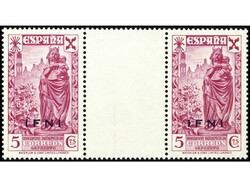 COLONIAS ESPAÑOLAS: IFNI. BENEFICENCIA. SERIE COMPLETA en pareja ...