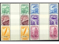 COLONIAS ESPAÑOLAS: IFNI. BENEFICENCIA. SERIE COMPLETA en pareja ...