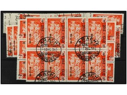 COLONIAS ESPAÑOLAS: MARRUECOS. 0,25 + 2,00 pts. sobre 25 cts. rojo. ...