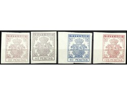 COLONIAS ESPAÑOLAS: PUERTO RICO. FISCALES. 1873. TÍTULOS. MUY RARA. ...