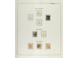 LOTES y COLECCIONES. SUIZA. COLECCIÓN en álbum Edifil de 1850 a ...