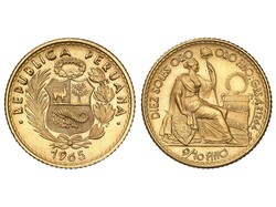 10 Soles. 1965. 4,68 grs. AU (900). Fr-81; KM-236. SC.