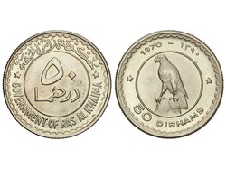 50 Dirhams. 1970. 6,59 grs. CuNi. KM-28. SC.