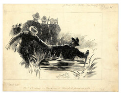 William Bengough, Three drawings showing "J. Franklin Bell - New ...