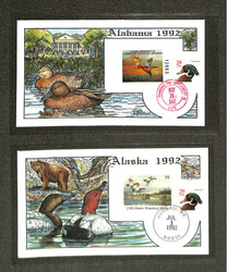 Collins State Duck Collection 1992, 45 State Ducks on Collins limited ...