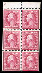 6605090: USA 1908-15 Washington-Franklin Ausgabe