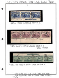 6605065: USA 1893 Kolumbus Ausgabe - Einheit mit Plattennummer