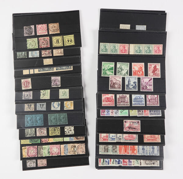 German Area, Selection of Mostly Premium Material on Cards, 1850-1955 ...