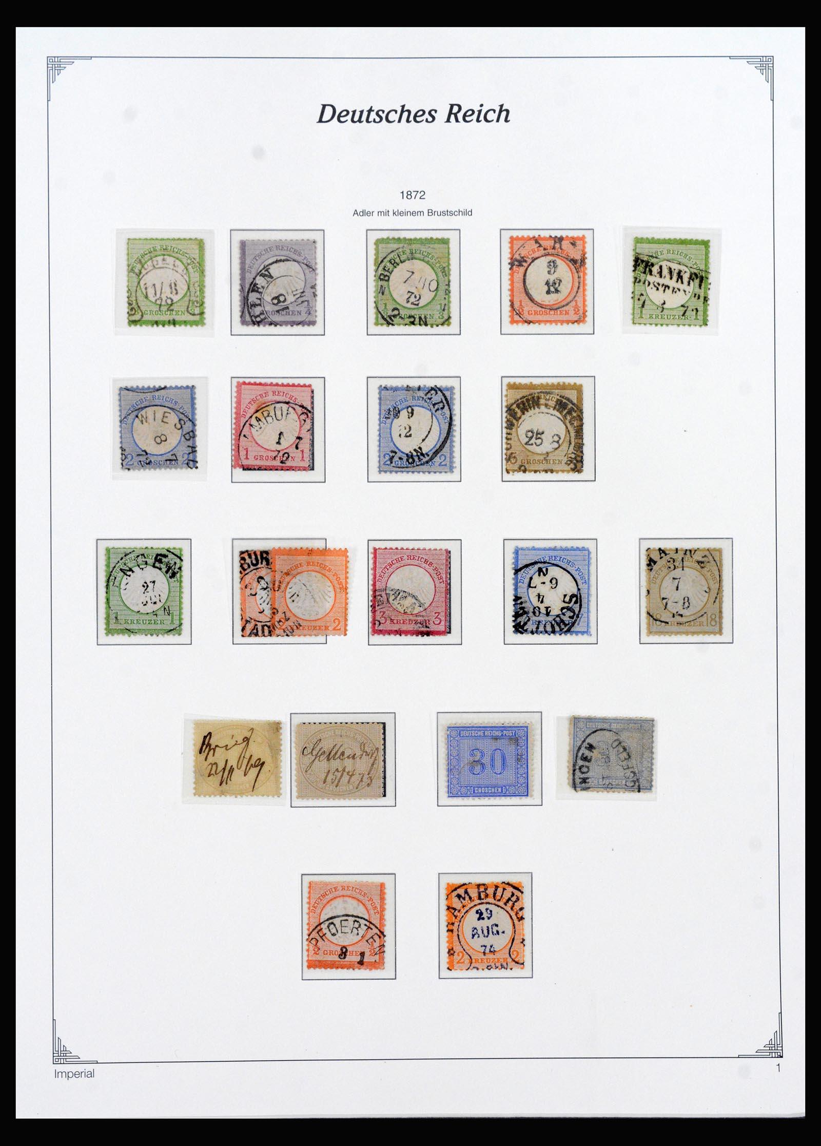 Germany, Impressive Complete Used Collection, 1872-1945, presented in ...