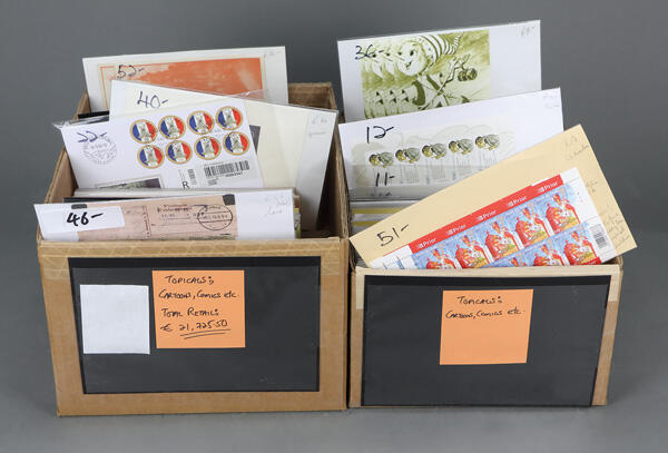 Worldwide "Blue-Chip Stock" Of Cartoons, Comics, Etc. Topical: Sheets ...
