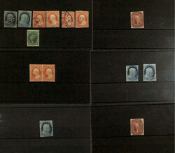 Substantial and Valuable Stock of 19th Century Used, 1845-93, ...