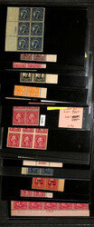 Better plate blocks 1923-1975, 48 counter cards with better plate ...