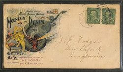 Advertising Cover Collection, 1898-1900, 85 including a few outside ...