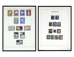 Belgium, Near-Complete Mint Collection, 1849-1960, presented in a ...