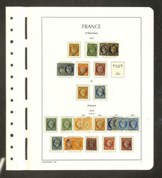France, Debonair Mostly Mint Collection, 1849-1989, Housed in two ...