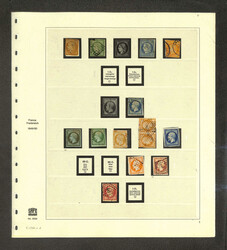 France, Mostly Used Collection in Hingeless Album, 1849-1942, Very ...