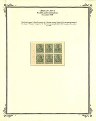 Germany, "Combination Lock" Specialized Collection of Germania ...