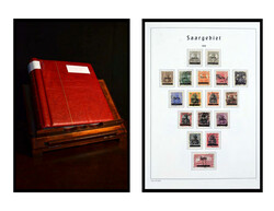 Saarland, Complete Used Collection, 1920-54, in expensive Lighthouse ...