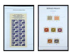 Italy, Servizi Privati Collection, 1945-46, a super collection of ...