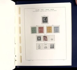 Italy Collection, 1861/1945, mostly mint in a nicely filled Schaubek ...