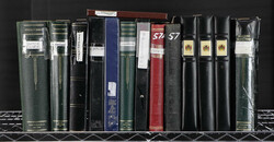 Benelux Collection, 14 albums or stock books with Belgium and some ...