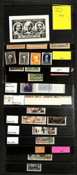 Worldwide, Dealer counter cards 1851-1995, 40 counter cards with ...