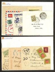 Worldwide "Blue-Chip Stock" Postage Due and Newspaper Wrapper Topical ...