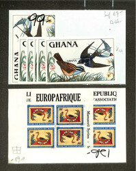 Worldwide "Blue-Chip Stock" Of Birds Topical: Sheets, Covers, Proofs ...