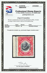 1912, 2c Córdoba, vermilion & black, type II overprint reading down, ...