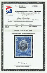 1915, 5c Arosemena, deep blue & black, type III overprint (Scott 48), ...