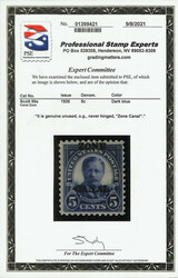1926, 5¢ Theodore Roosevelt, sharp "A", "ZONE CANAL" (Scott 86e), o ...