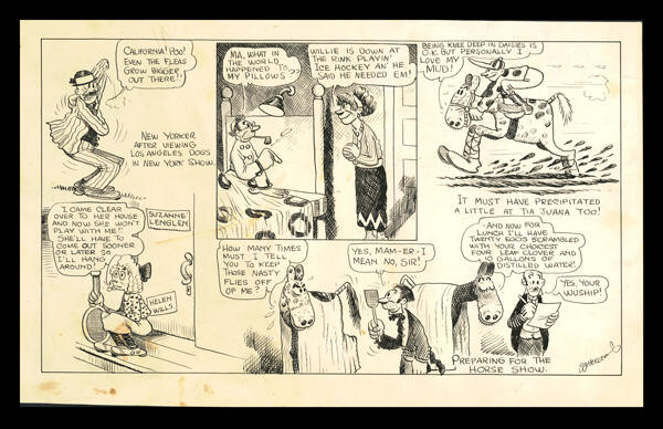 Group of (4) Original Comic Art, from miscellanous comics; please ...