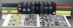 Collection of Binders Of Sports Cards Including Baseball, Football, ...