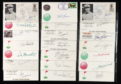 Collection of (21) Sports Champion Signatures On Covers, single ...